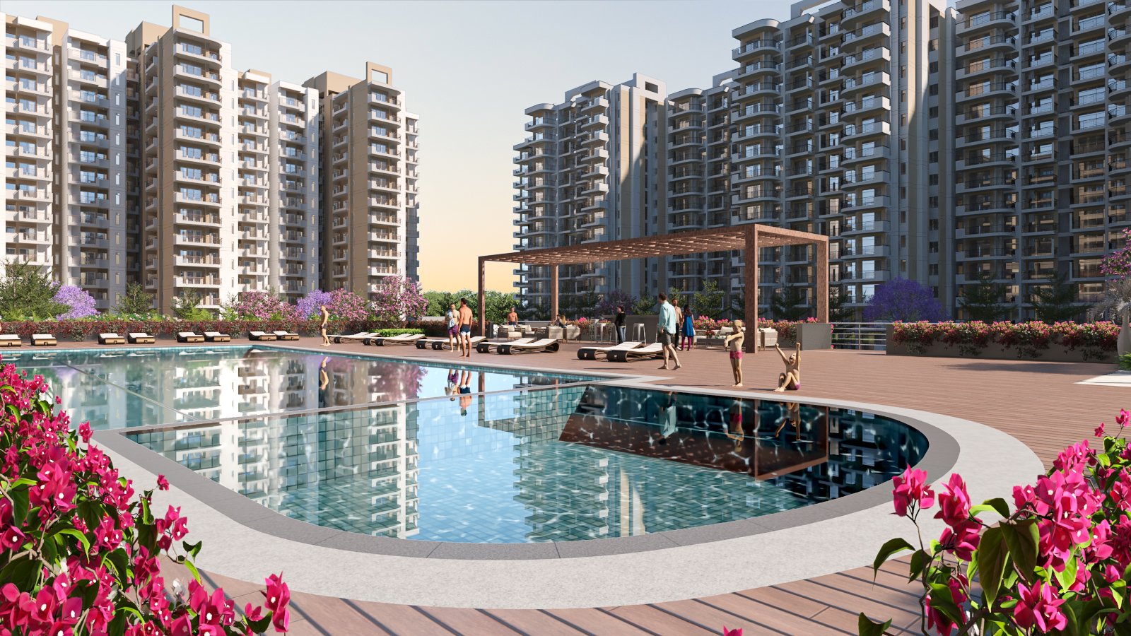 Resort Swimming Pool & Sun Deck Lounge